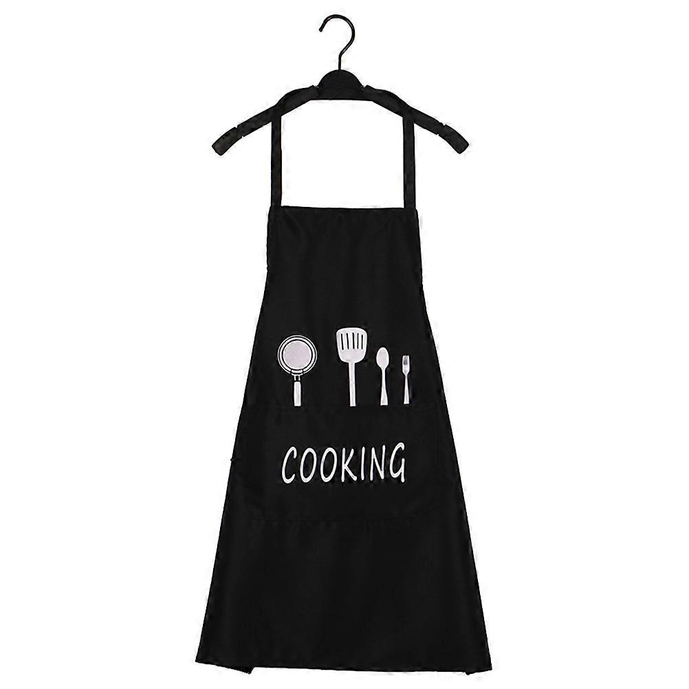 Grease-Proof Kitchen Apron for Baking Cooking Gardening Breathable Polyester 1Pack