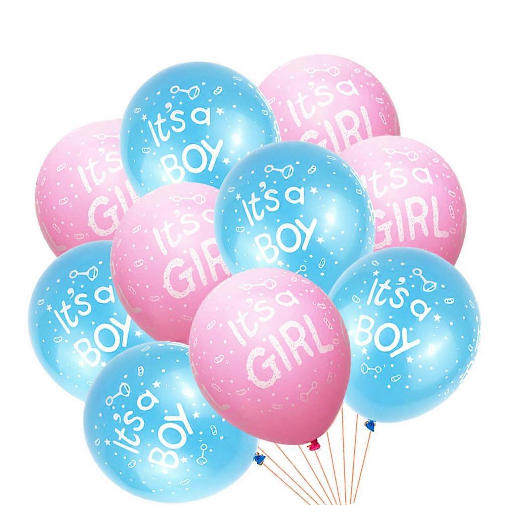 赤ちゃんの男の子の女の子のパーティーバルーンベビーシャワー用ラテックスラウンド100個