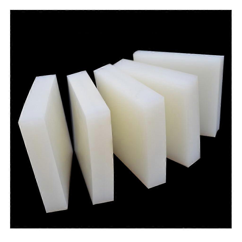 Sealing Material Rubber Plates White Silicone Rubber Cushion Plate 50x50x3 mm High Elasticity Rectangular Cushion 4 Pcs
