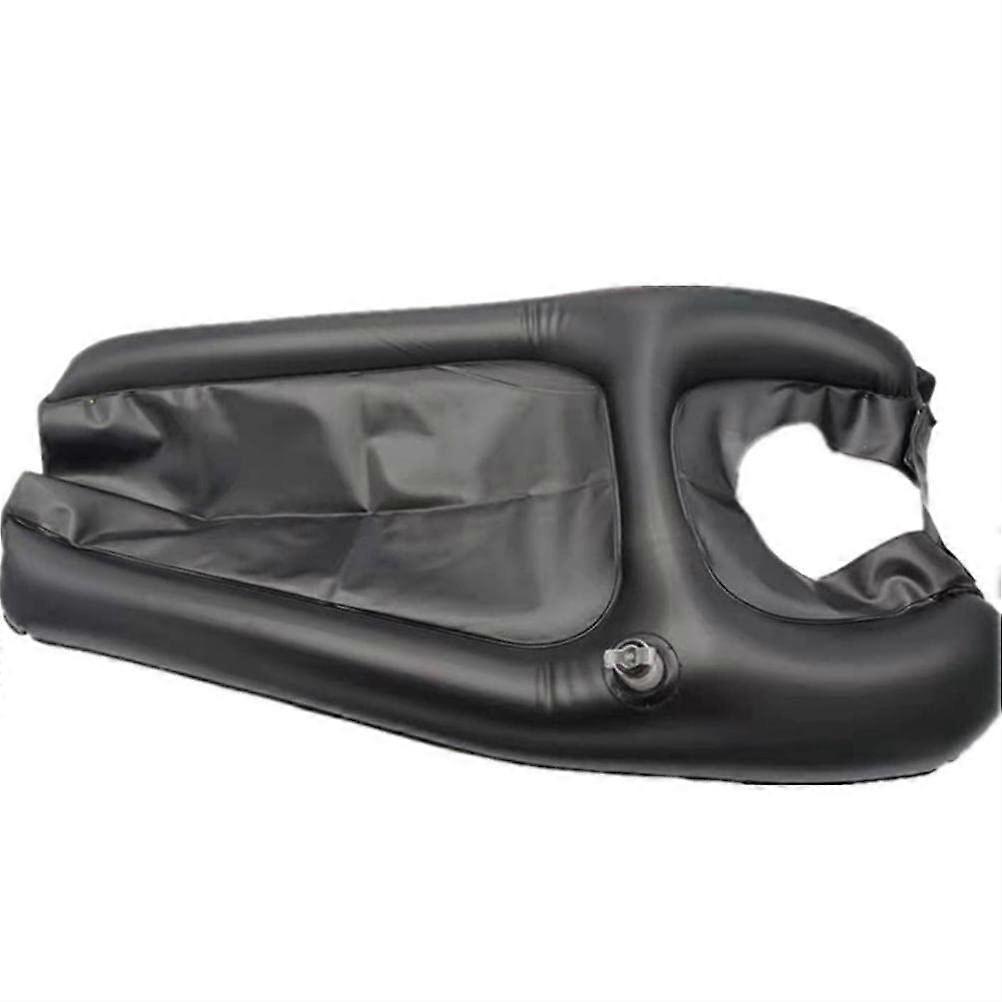 Portable PVC Inflatable Shampoo Basin Extended Hose For Disabled And Elderly Black Quick Inflation And Deflation