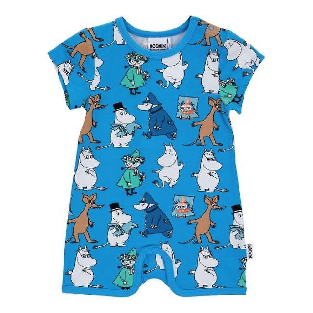Mumin Pojkgäng-playsuit blå