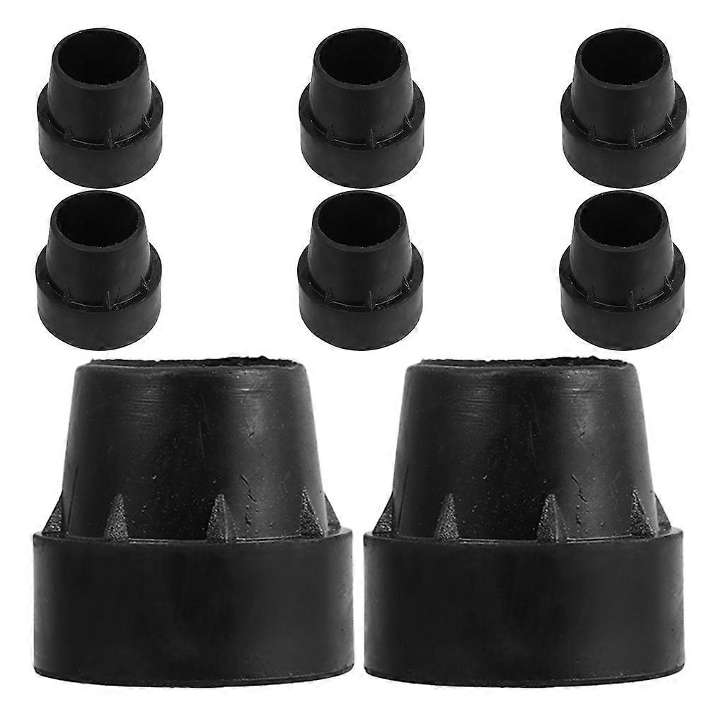8pcs Non Slip Rubber Leg Covers for Trampoline Stability – Durable Foot Pads for Safety – Easy Installation for Replacement Parts