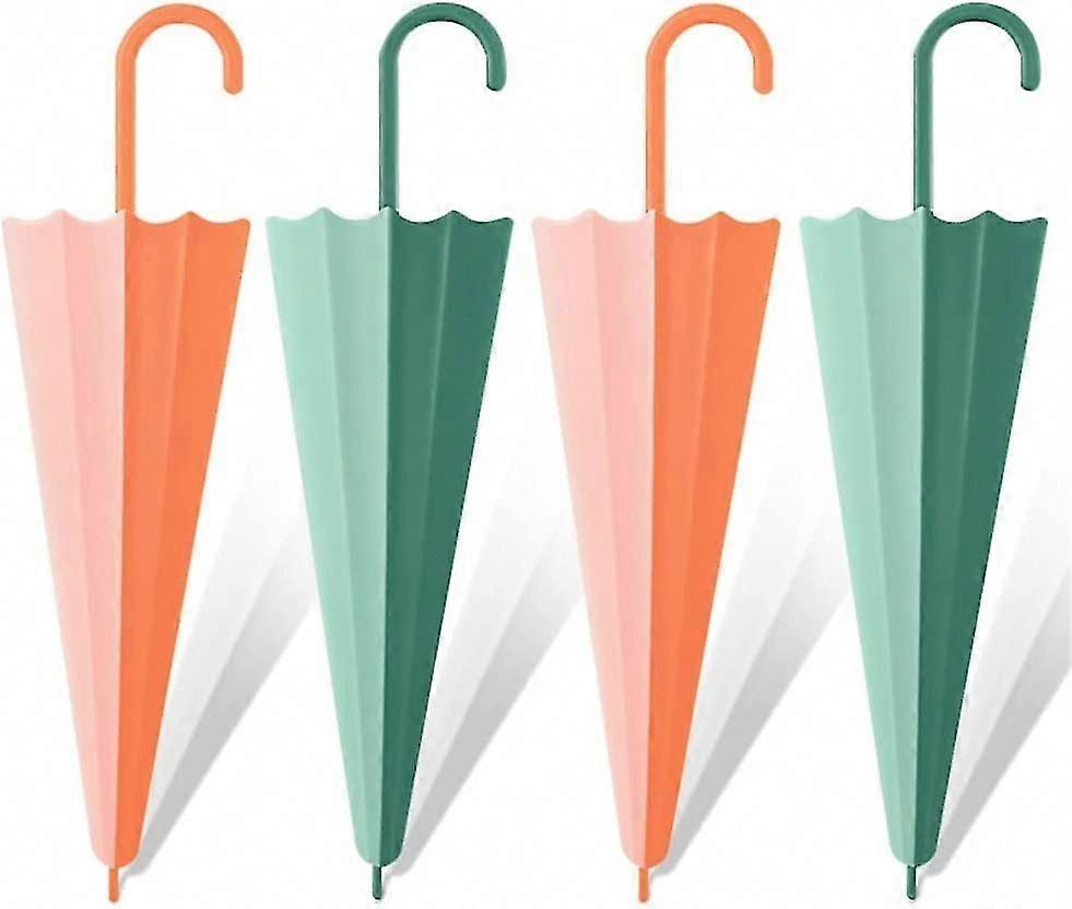 4 Pack Mini Shower Squeegee with Hook - Small Rubber Squeegee for Glass, Windows, Doors & Sinks