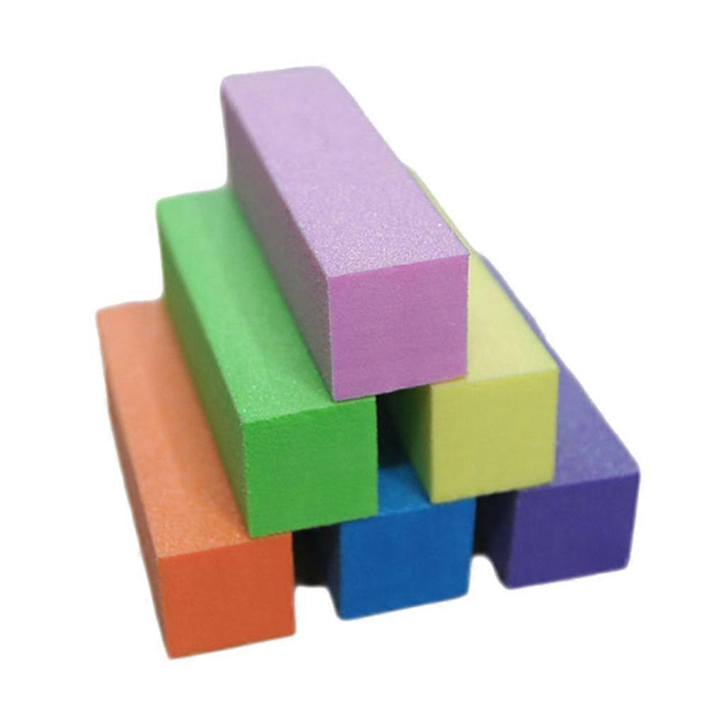 Nail Buffer File Blocks for Manicure Pedicure with Assorted Colors Portable and Gentle on Nails 12pcs