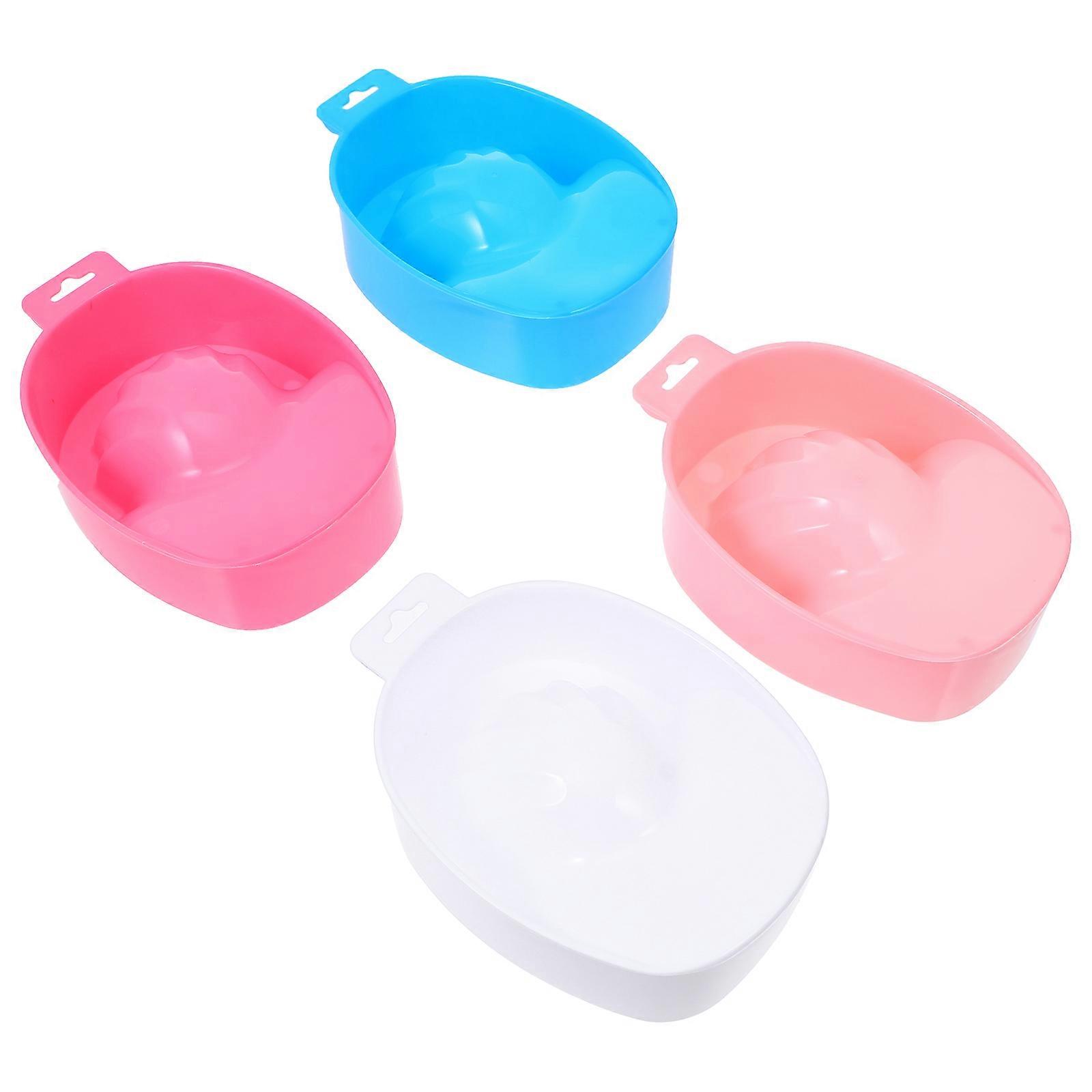 Manicure Soaker Bowl for Nail Art Polishing and Removing False Nails Suitable for Salon and Home Use Assorted Color