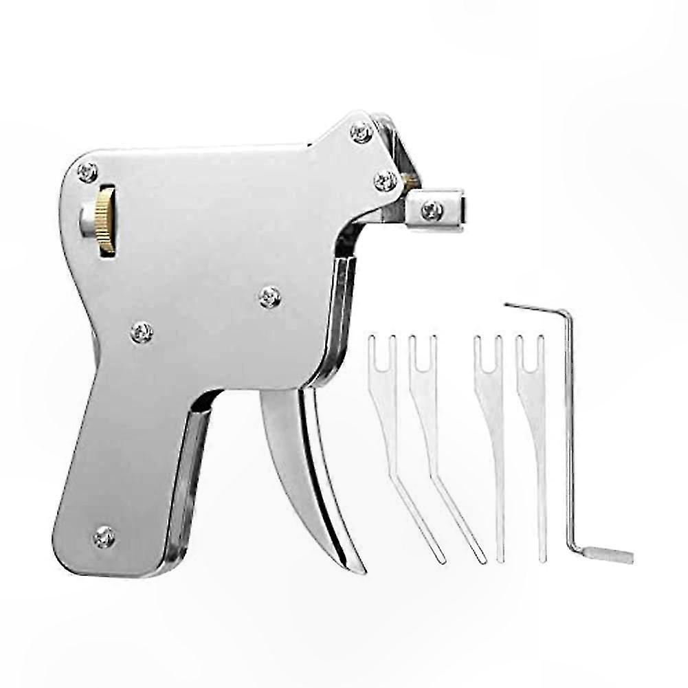 6-Piece Door Tool Set with Spring Head and Chuck Key for Versatile Use