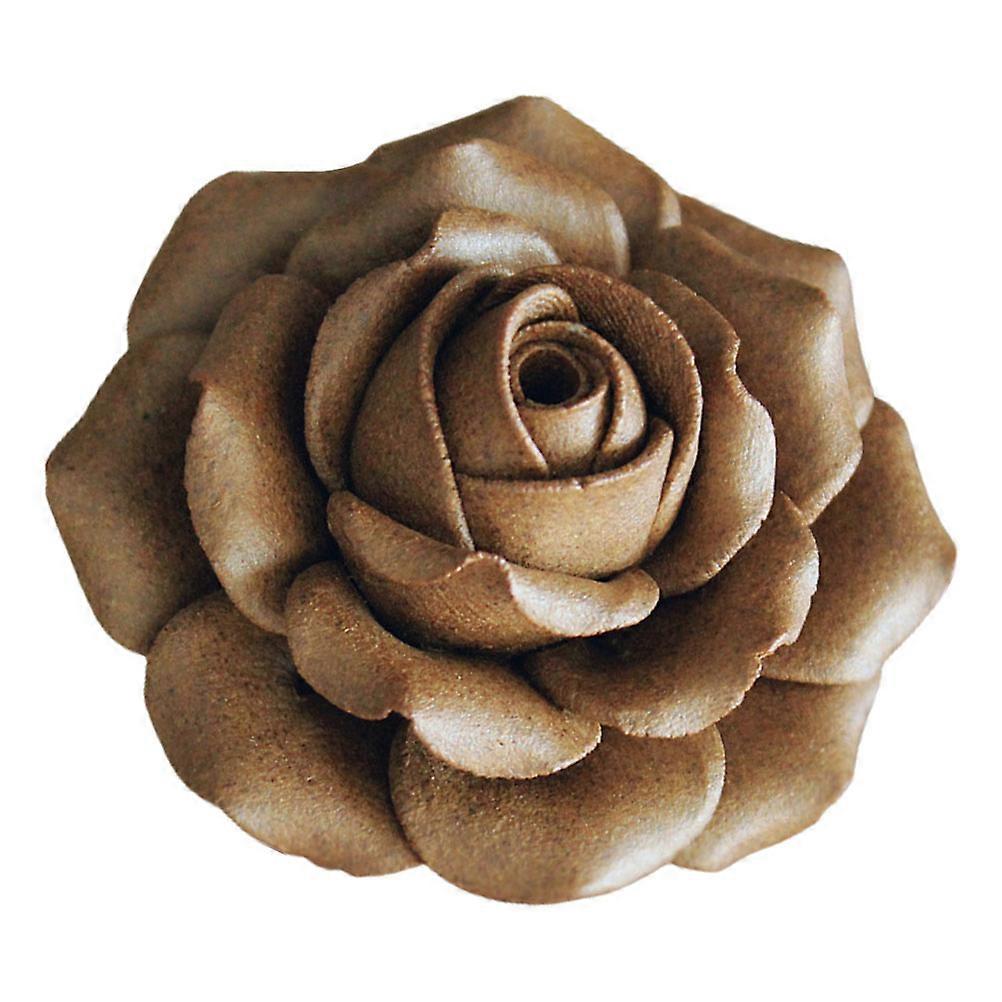 Ceramic Fragrance Burner In Elegant Coffee Color Suitable For Creating Calm Atmosphere And Gift Giving 1Pack