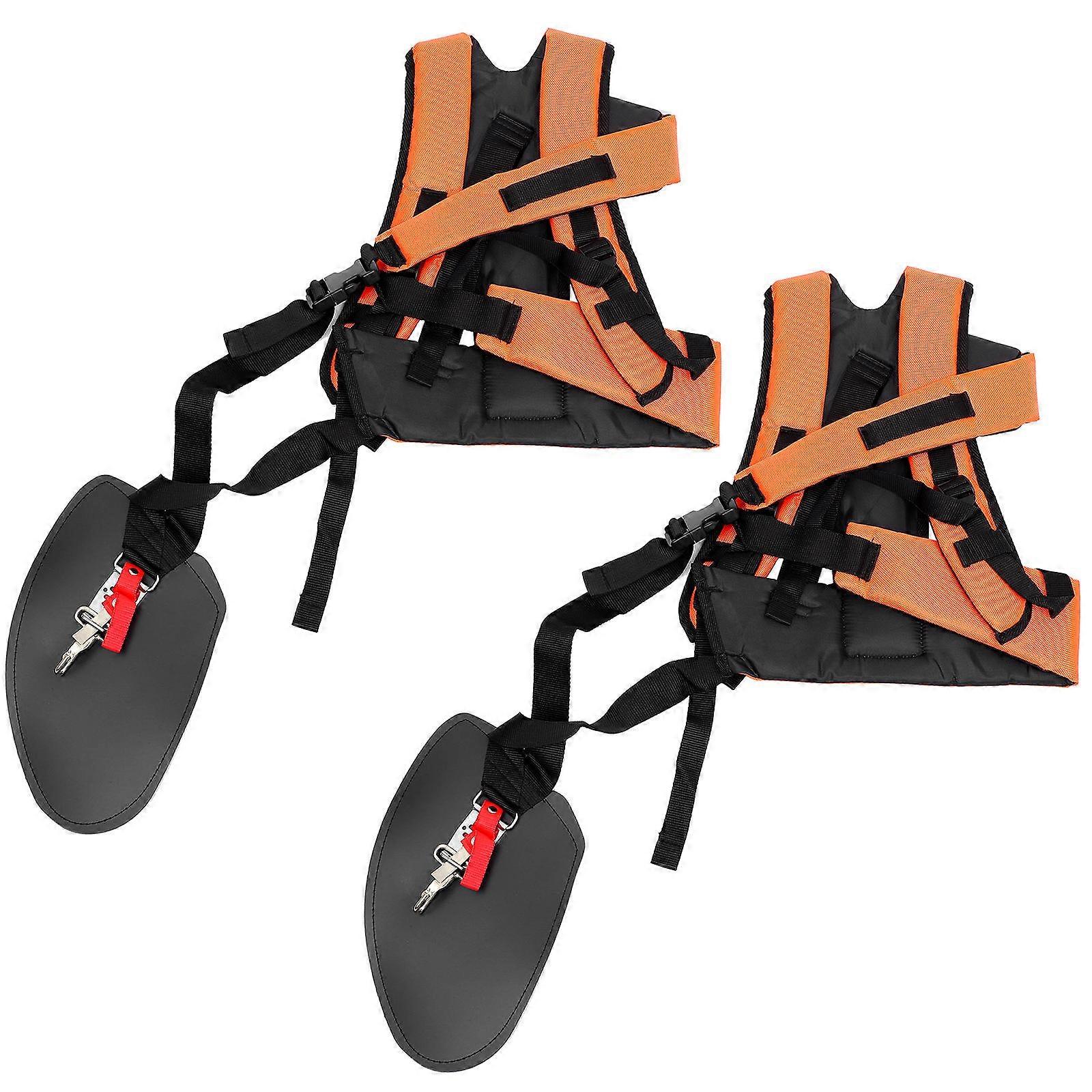 Durable Shoulder Harness Strap Designed For Lawn Mowers Features Weight Distribution And Pressure Reduction For Outdoor Use 2Pcs
