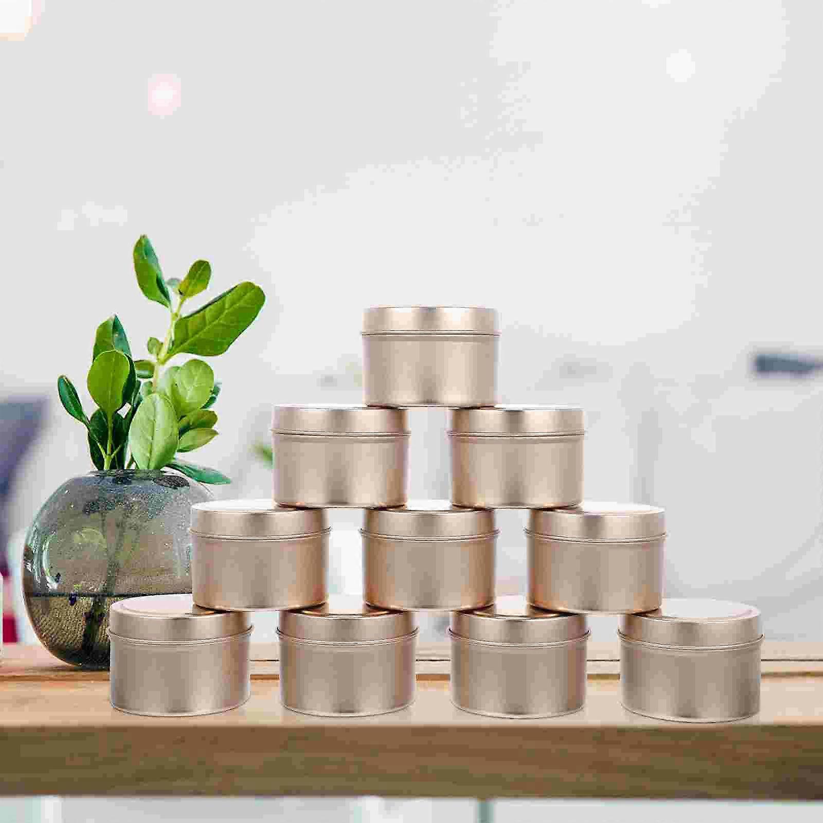12pcs Empty Tins Candle Tins Candle Jars Candle Containers for Candle Making