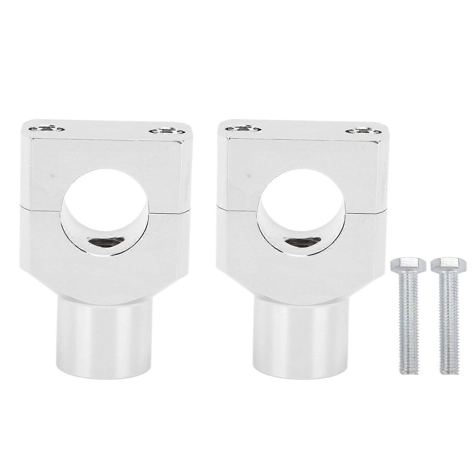 Handlebar bracket clamps for 25mm diameter motorcycle