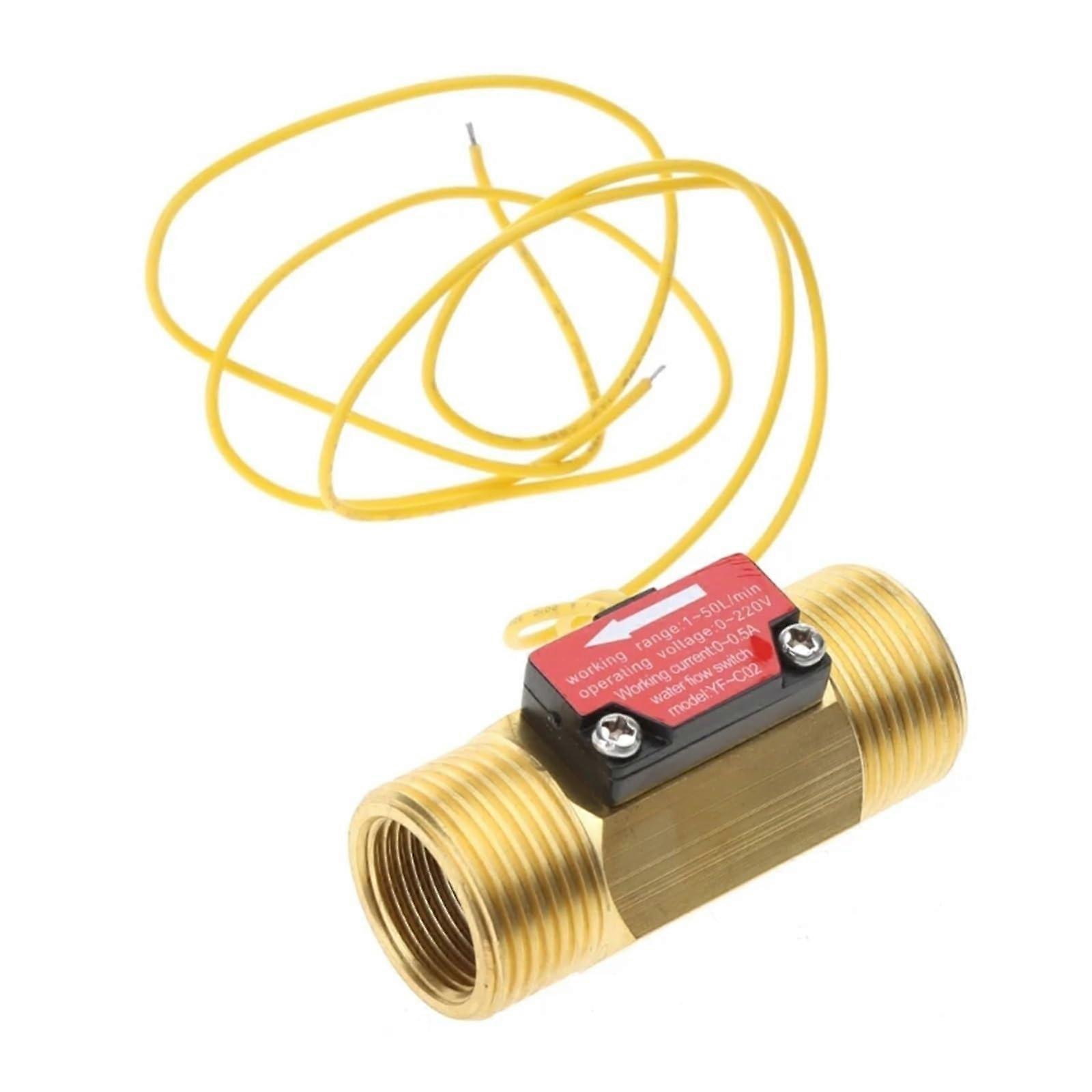 DN20 Water Flow Switch Flow Meter 1.550 L/min Fluid Meter Flow Meter