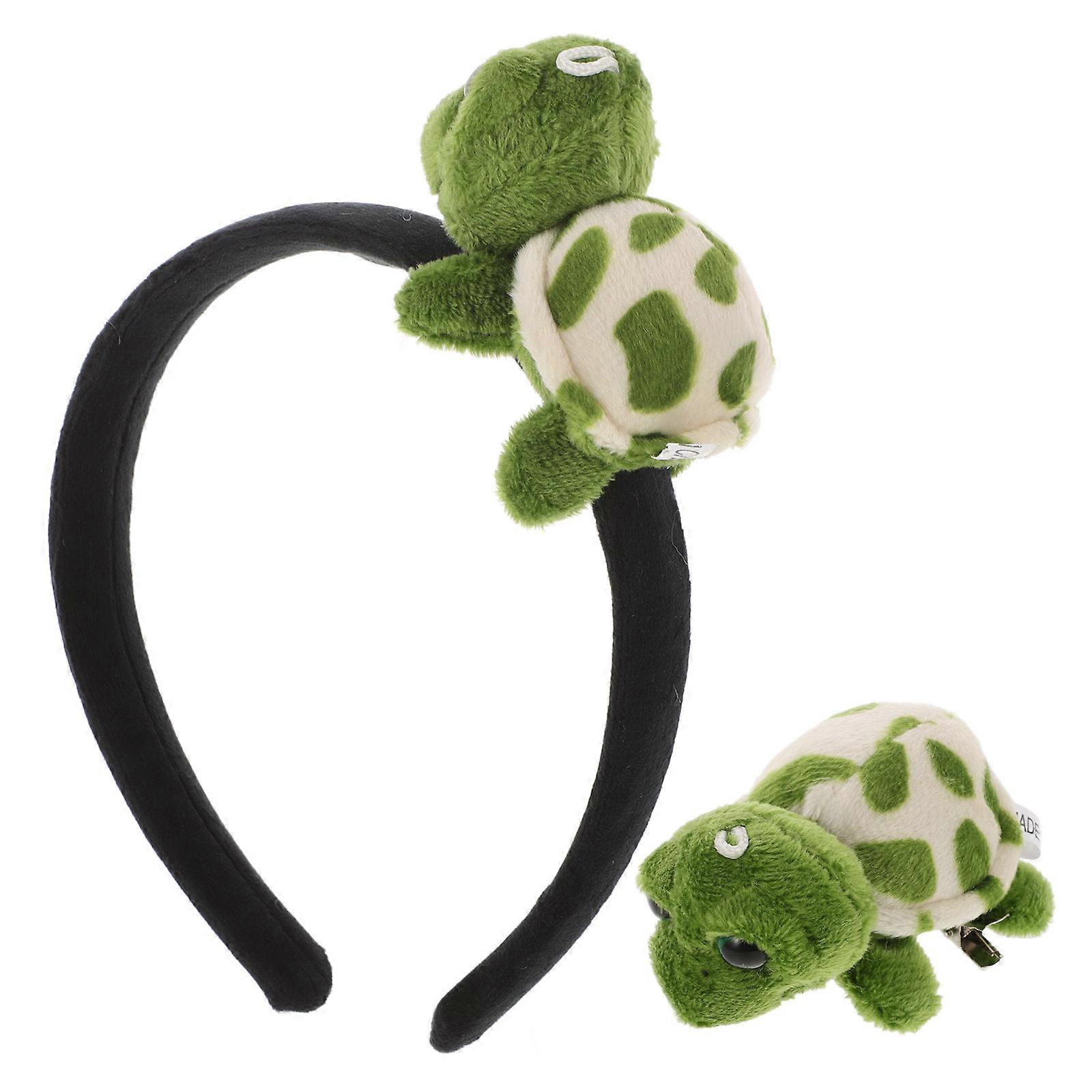 Fun Sea Creature Headband 1 Set This Accessory Is Ideal for Adults and Children At Theme Parties Green Material