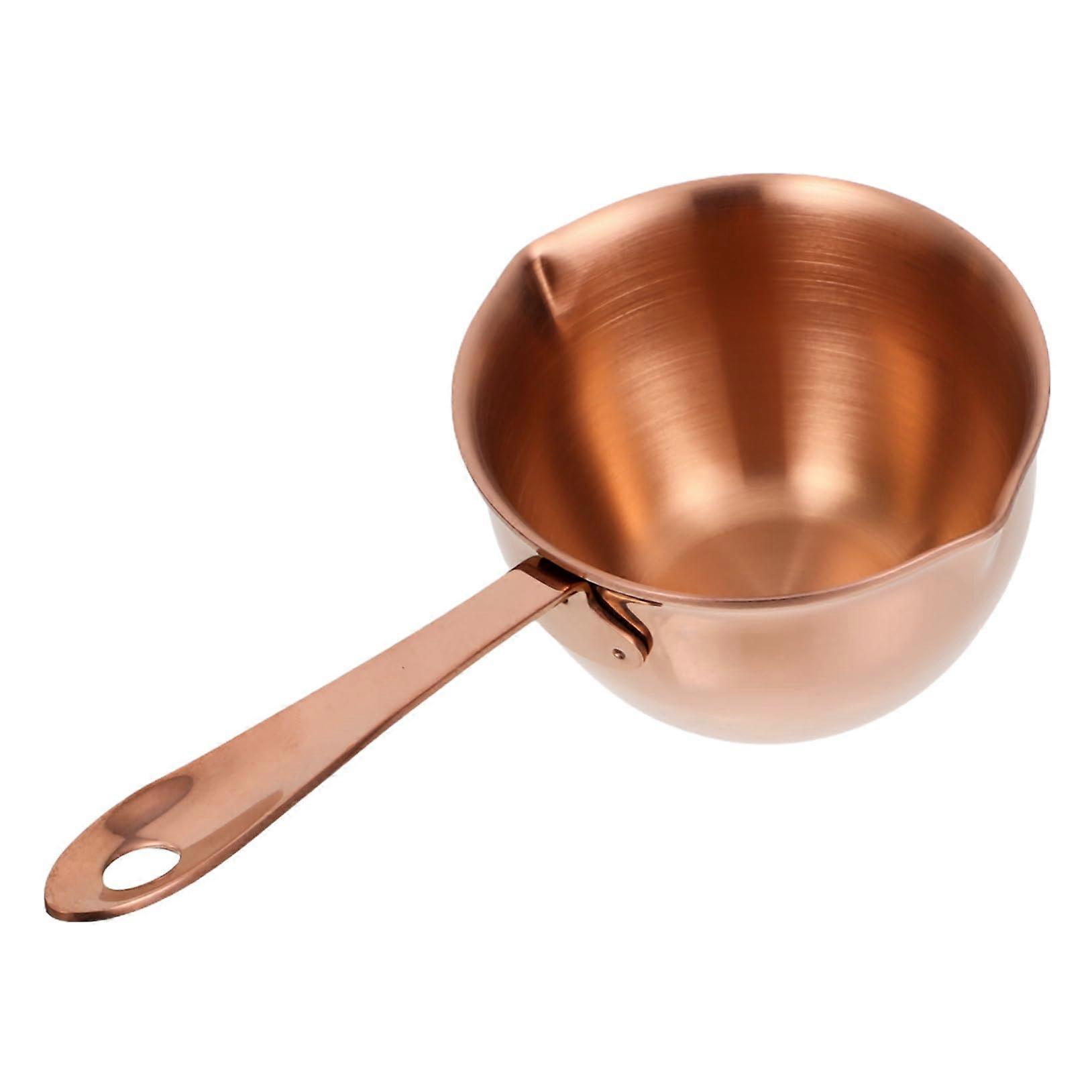 Small Stockpot with Handle, 1 Quart Stainless Steel Mini Pot for Cooking, Melting Butter, and Sauces