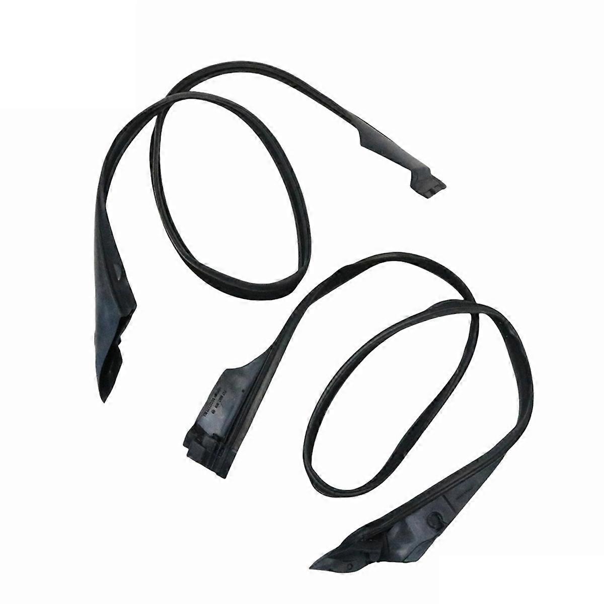 2PCS Front L+R Door Rubber Seal for F01 F02 740i 750i 740Li