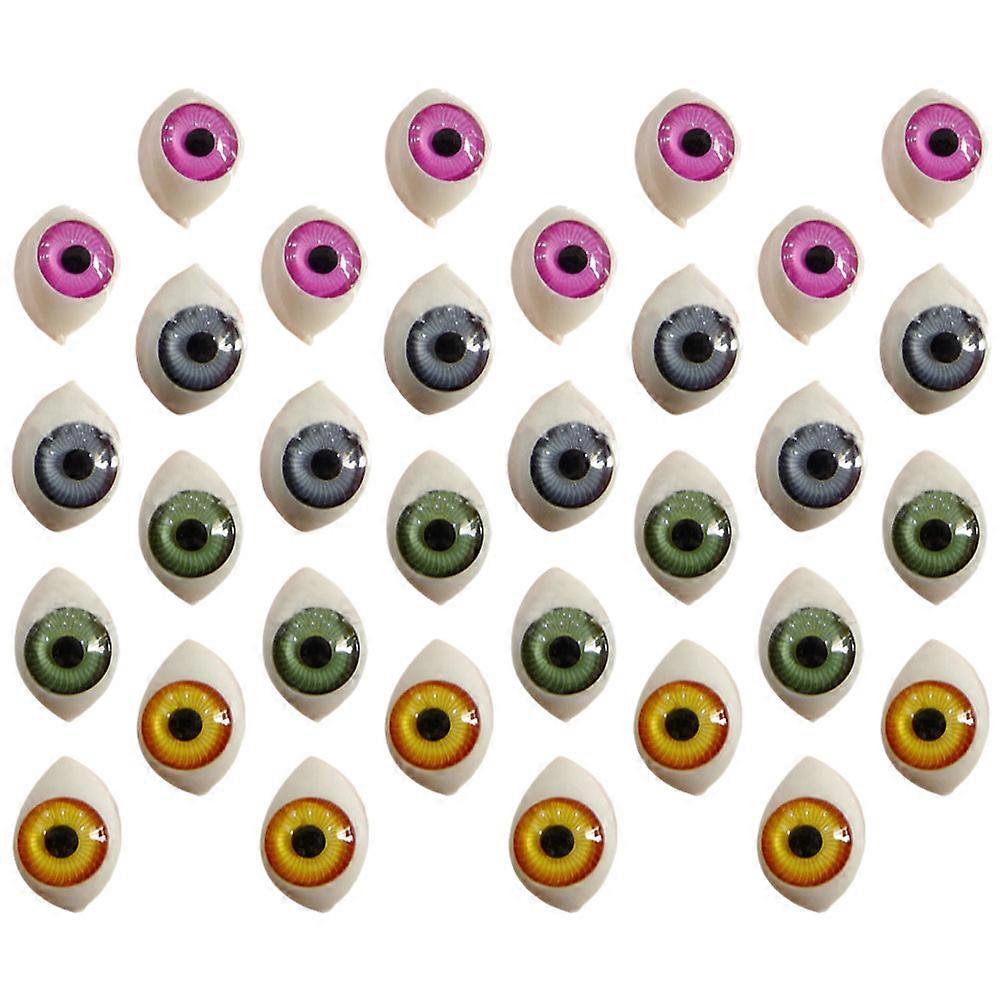 Halloween Eyeballs Decoration 100Pcs Assorted Color Simulation Eyeballs Toy Perfect For Adult Halloween Props