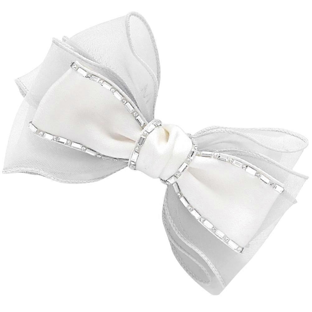 Here's a refined and compelling product description for your **Bow Hair Clip with Rhinestones**:
✨ **Elegant Bow Hair Clip with Rhinestones –