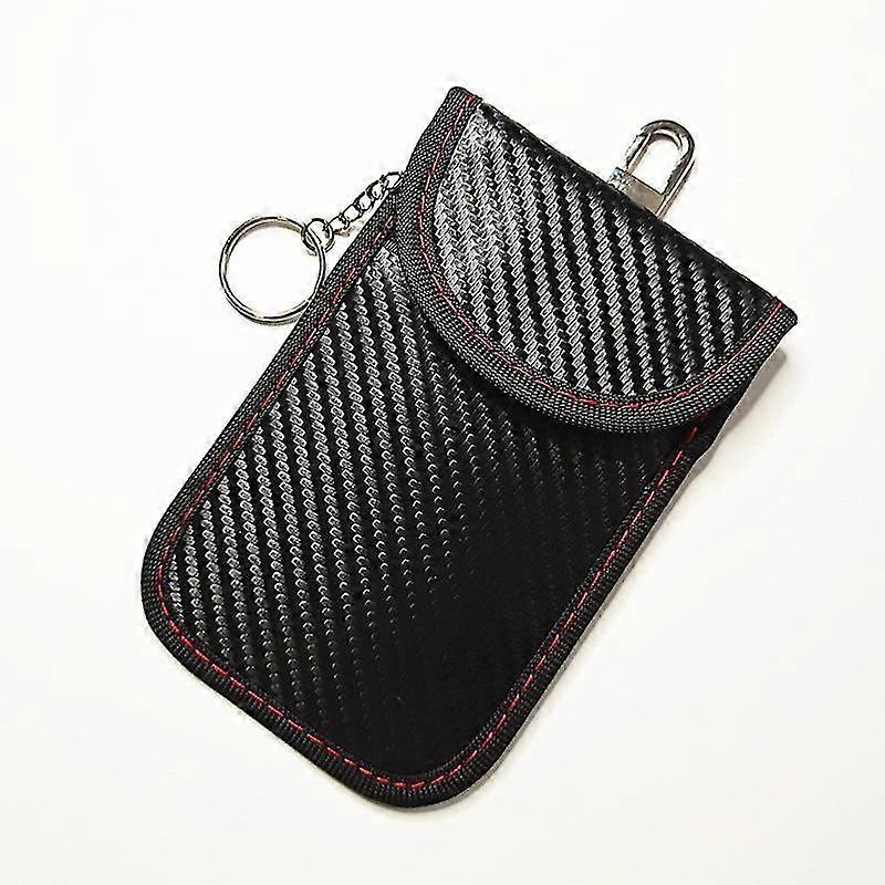 Protection Car Key, 2 Pieces Mini Car Key Protection Keyless Go Protective Cover Radio Key Shielding Key Case Leather Key Case Key Bag Radiation Prote