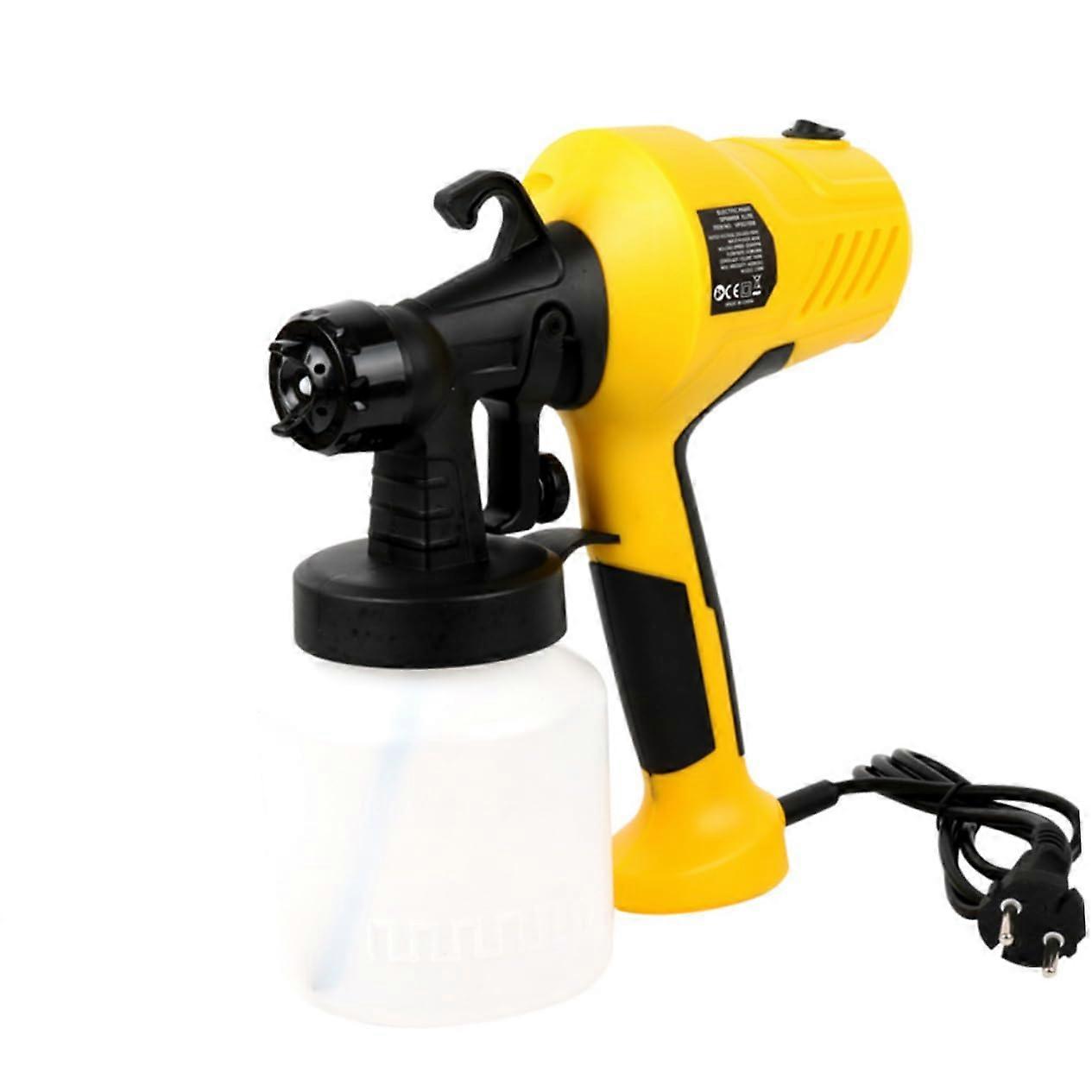 Electric Paint Spray Gun with Removable Cup, Adjustable Flow Control, 700W High Power, Ideal for Home and DIY Projects