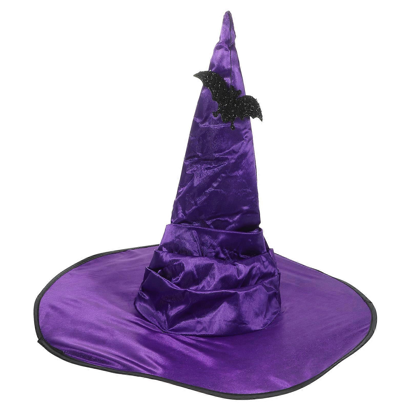 Halloween Witch Hat Decorative Cosplay Accessory for Parties – Unique Design for Witch Wizard Costumes and Themed Events