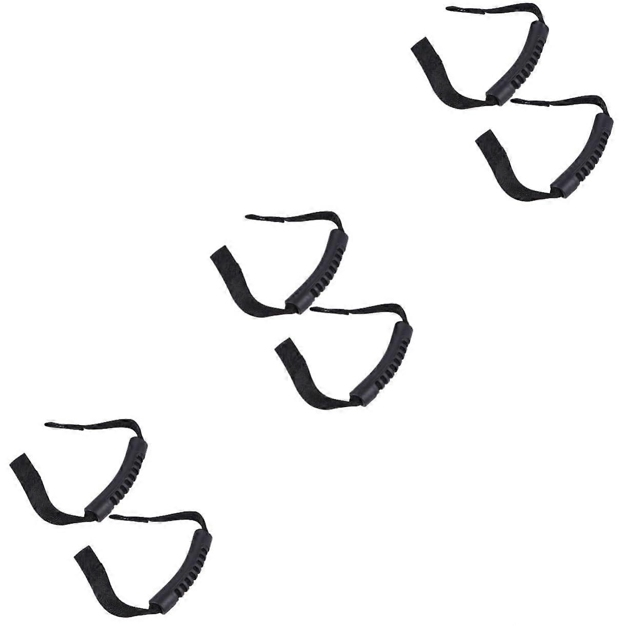 Adjustable Automotive Safety Grip Straps for Seniors and Disabled - Set of 3, Black, Suitable for All Vehicles