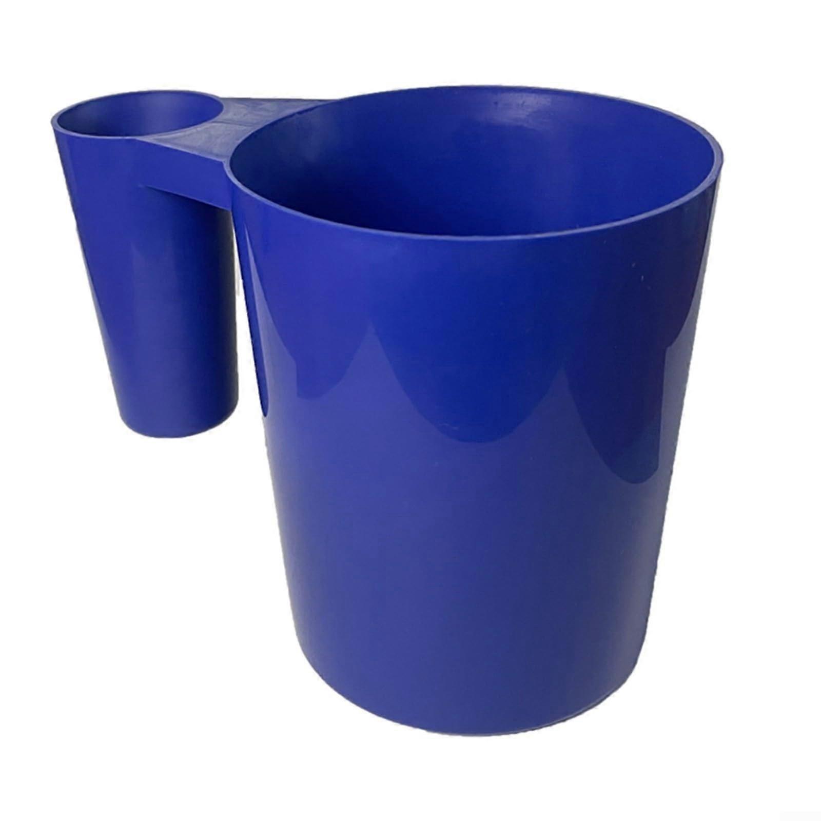 Swimming Pool Shovel with Handle Lightweight Portable Cleaning Tool 2-in-1 Measuring Cup and Jug for Easy Use