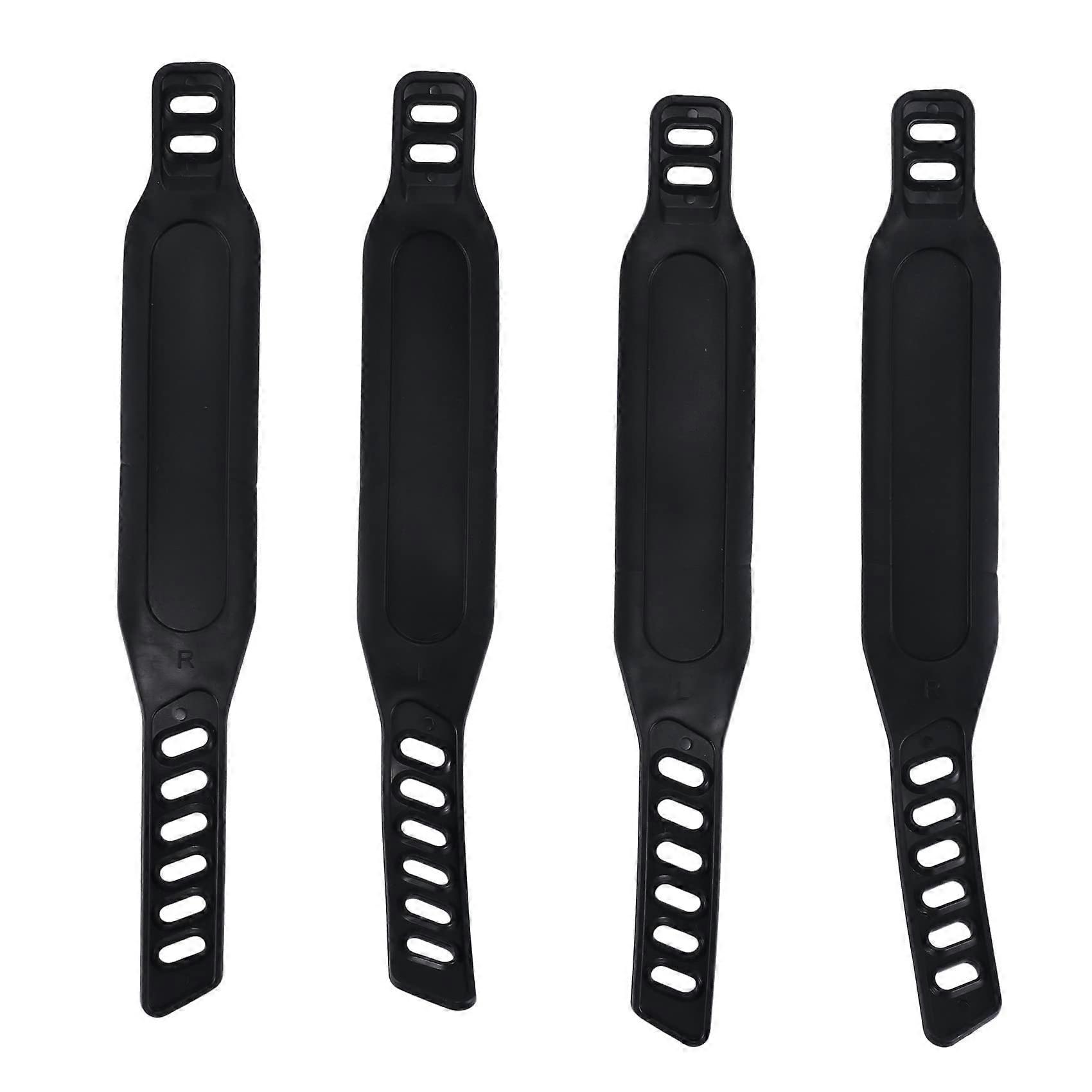 Bike Pedal Straps - 2 Pairs Adjustable Length Universal Cycling Straps for Exercise Bikes at Home or Gym