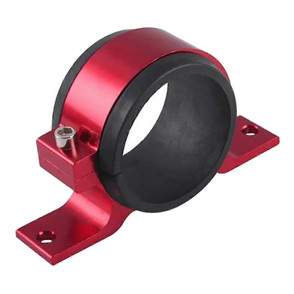 Red 60mm Fuel Pump Bracket Compatible with External Fuel Filter for Model 044, Durable Single Clamp Mounting Solution