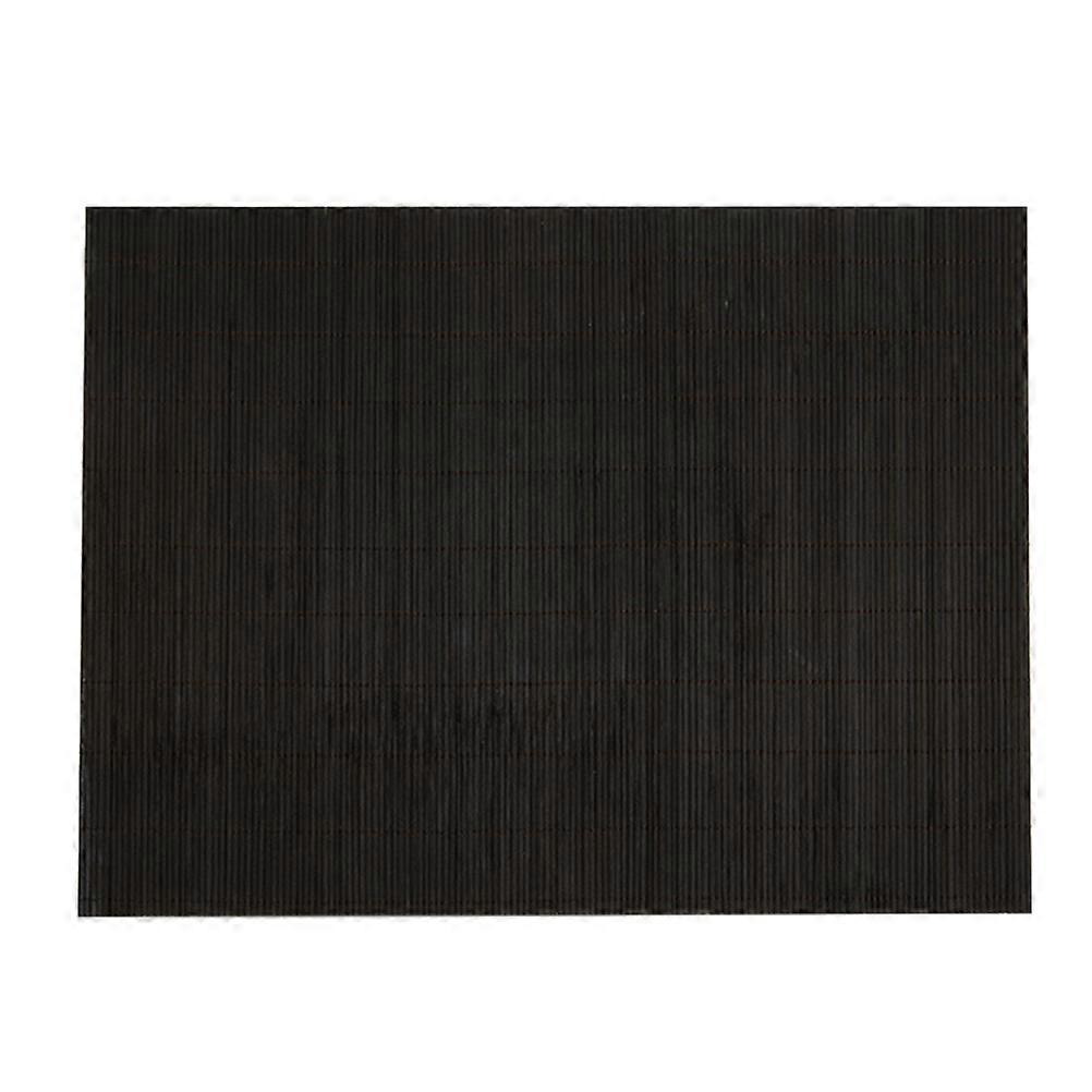 Bamboo Slat Black for Photography Tea Set Mat Elegance