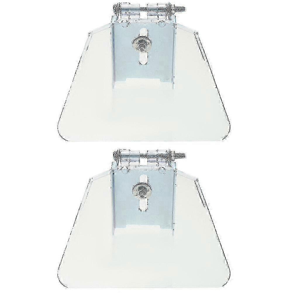 2pcs Replacement Bench Grinder Guards with Eye Shield & Mounting Screws for Enhanced Safety