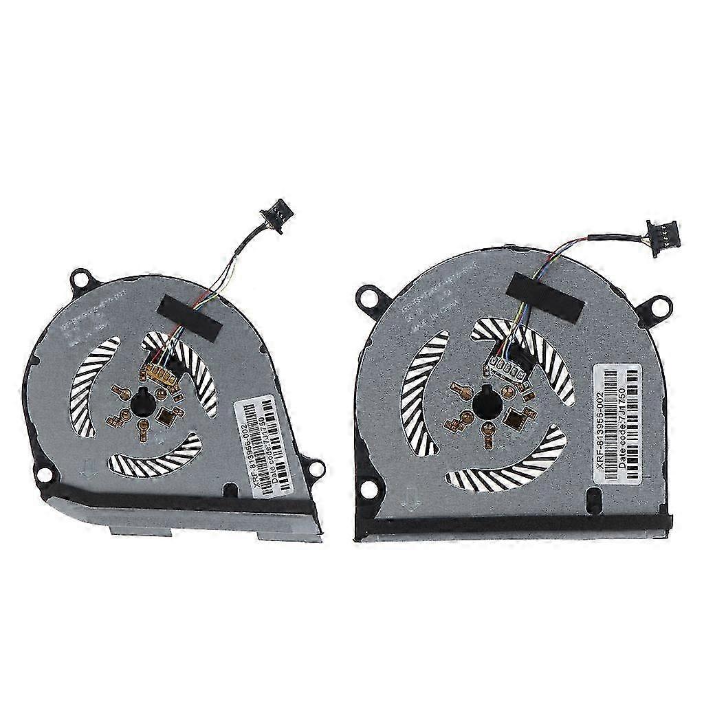 High Speed CPU GPU Cooler Fan L53541-001 L53542-001 for HP ENVY X360 15-DS Laptop Replacement