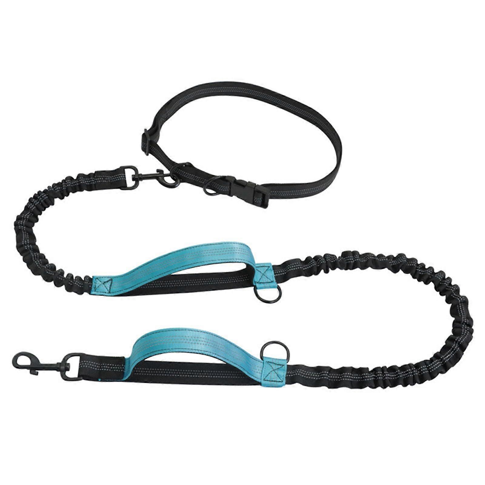 Retractable Hands Dog Leash 5586.6 Inch Lead, For Running and Jogging, Adjustable Waist Belt 27.547 Inch