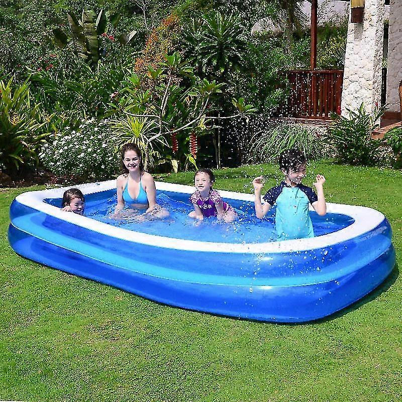 Baby Kid Inflatable Swimming Pool Paddling Pool Large Size Thickened Square Swimming Pool