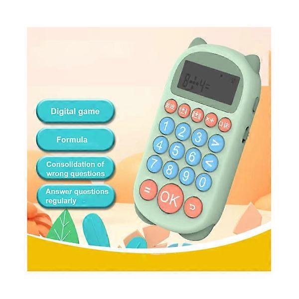 1 Set Counter Machine Rechargeable Impact Resistant Inspiring Reusable Kids Math Counter Training Machine for Student