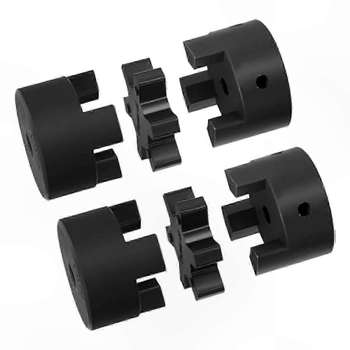 Flexible 3-Piece Coupling Set with Rubber Spider Jaw for Wood Splitter and Mixing Applications