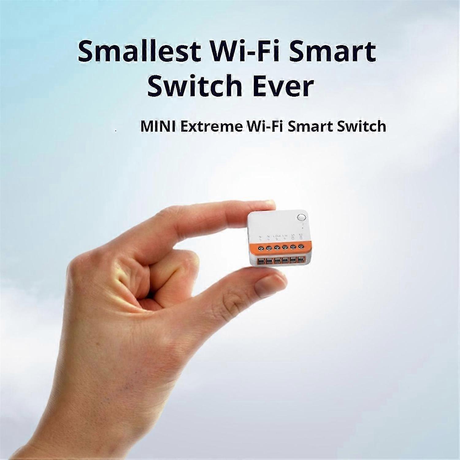4PCS MINI Wifi Switch Mini Extreme Smart Home Module Two-Way Control Smart Home Module Voice Remote Control