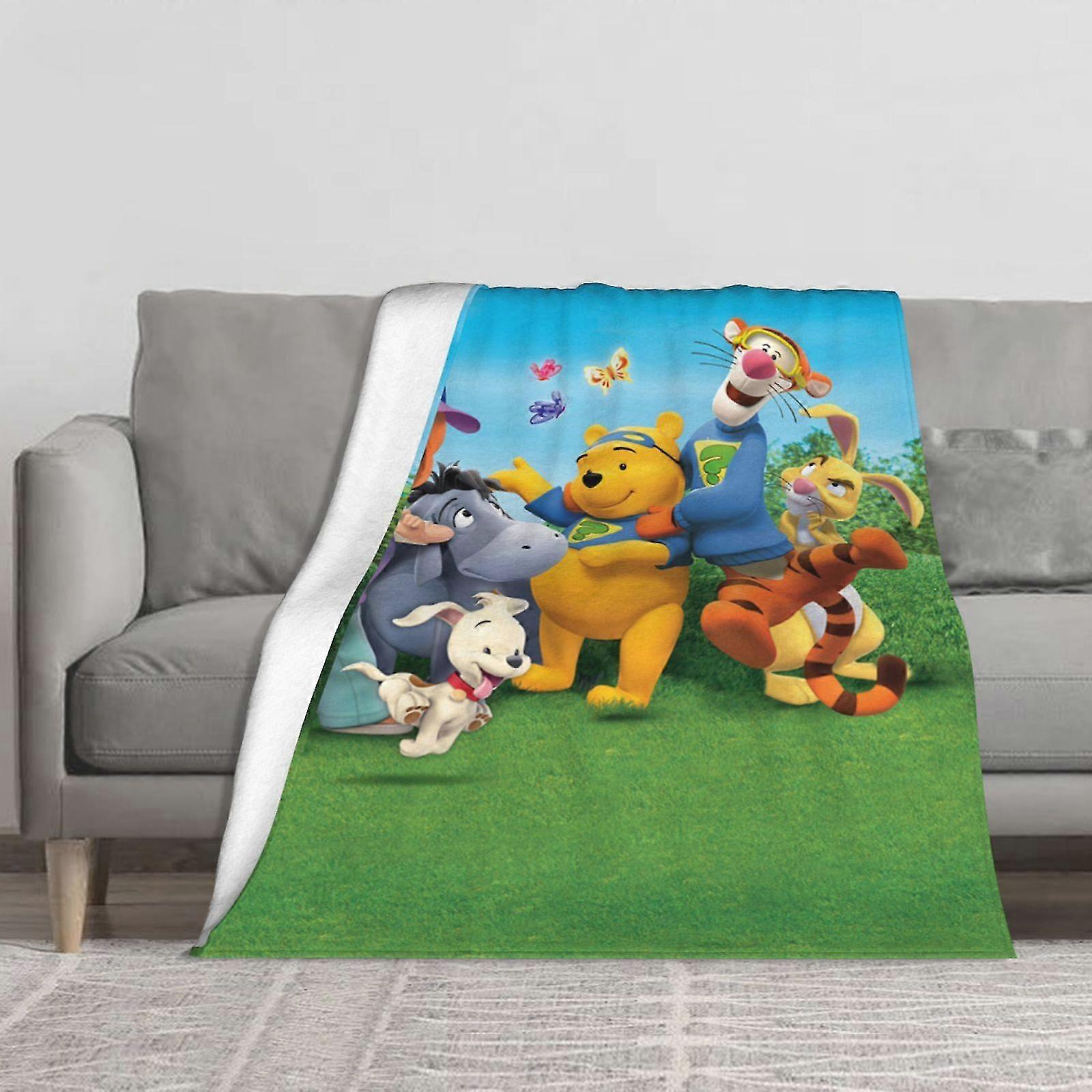 Thickened Flannel Blanket 60*50in Winnie the Pooh 2025