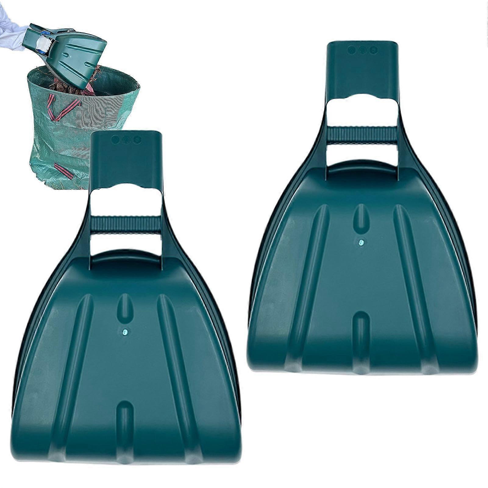 Leaf Shovels Lightweight Ergonomic Hand Rake Claws for Easy Leaf Collection, Durable Handheld Leaf Grabber Tool