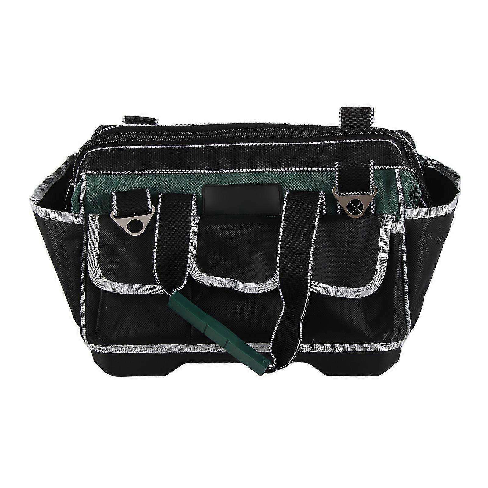 Tool Bag Plastic Bottom Large Capacity Tool Storage Organizer Electrician Carpenter 2025