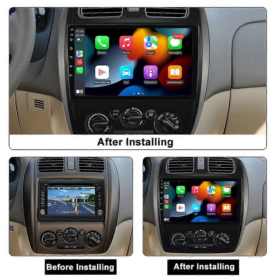 Car Multimedia Player For Mazda 323 para Ford laser 2002-2008 CarPlay Android Auto Stereo Radio GPS Navigation Autoradio Bluetooth 2Din Video Touch