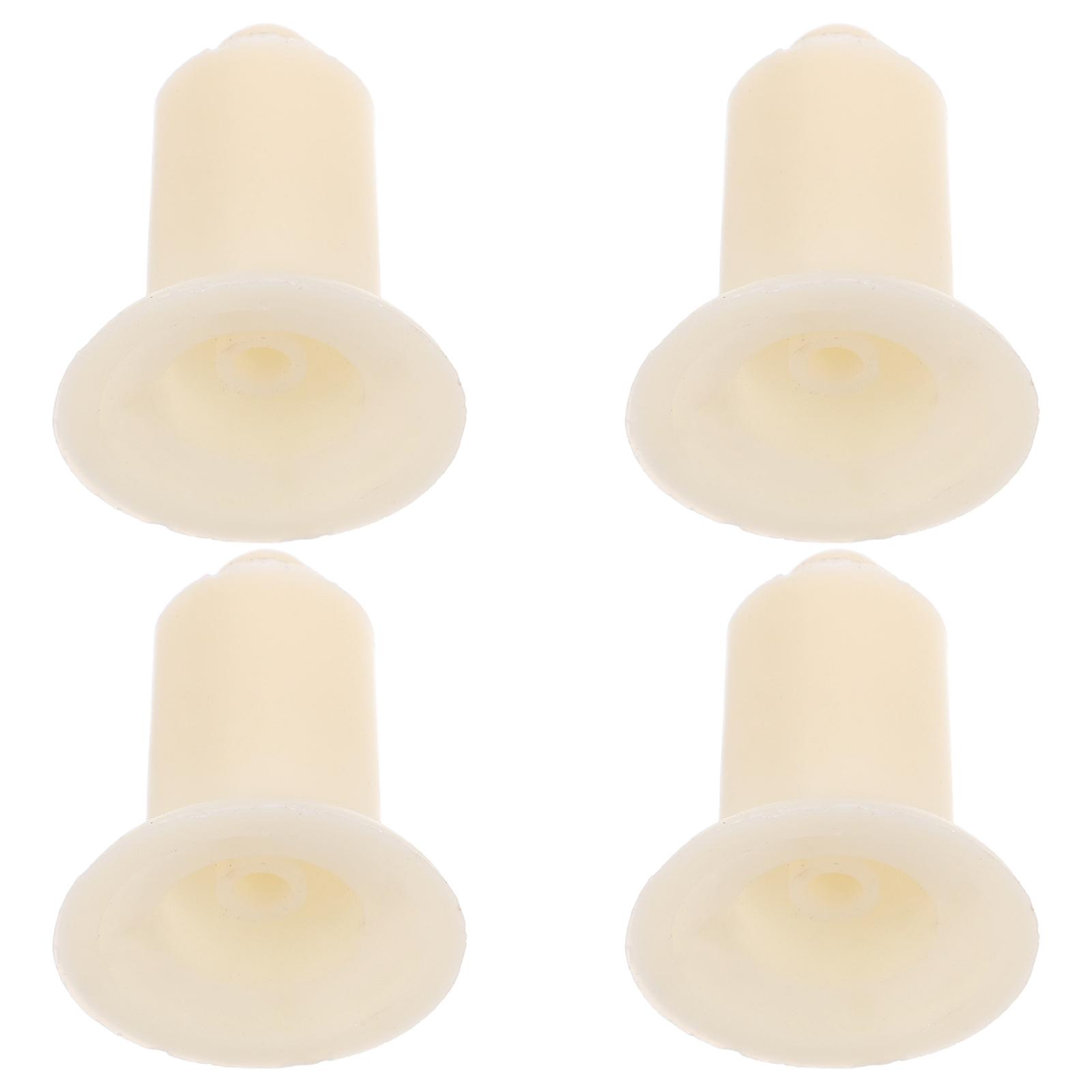 White Plastic Scale Tray Feet for Electronic Weighing Pan Replacement 8Pcs