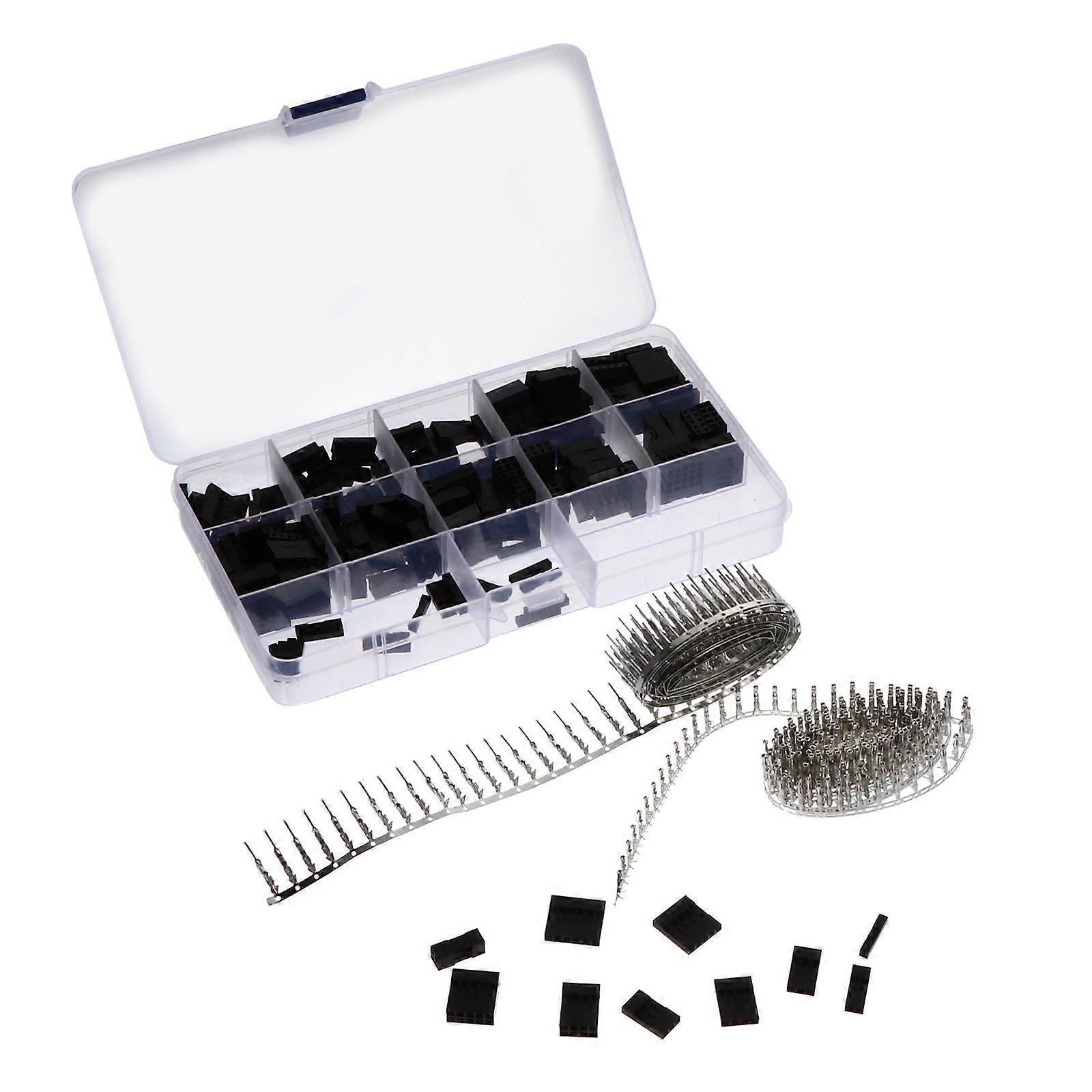 Jumper Cable Connector Pin Header Connector Kit for Breadboard 610Pcs