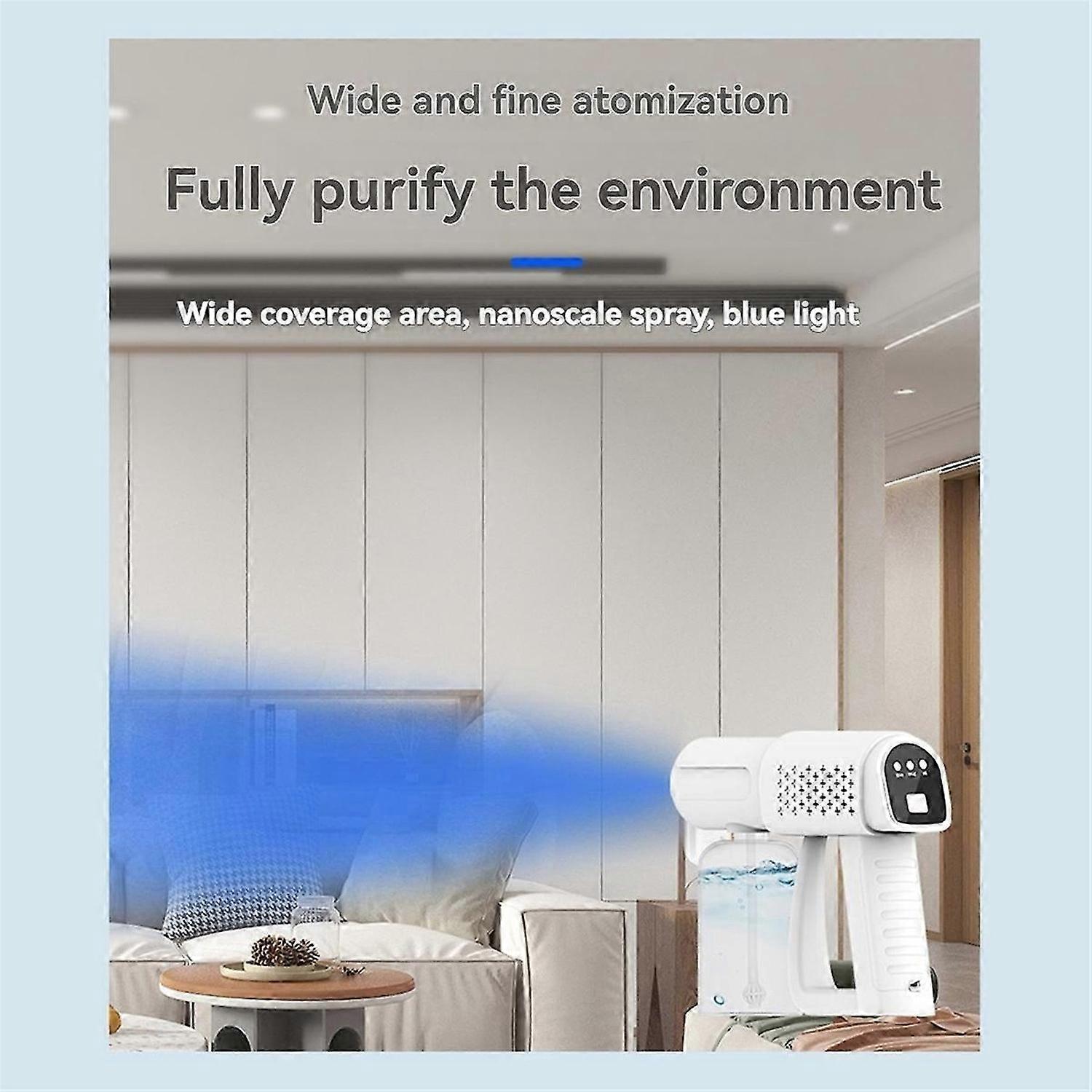 Disinfectant Fogger Machine, 350ml Wireless Nano Sprayer Handheld