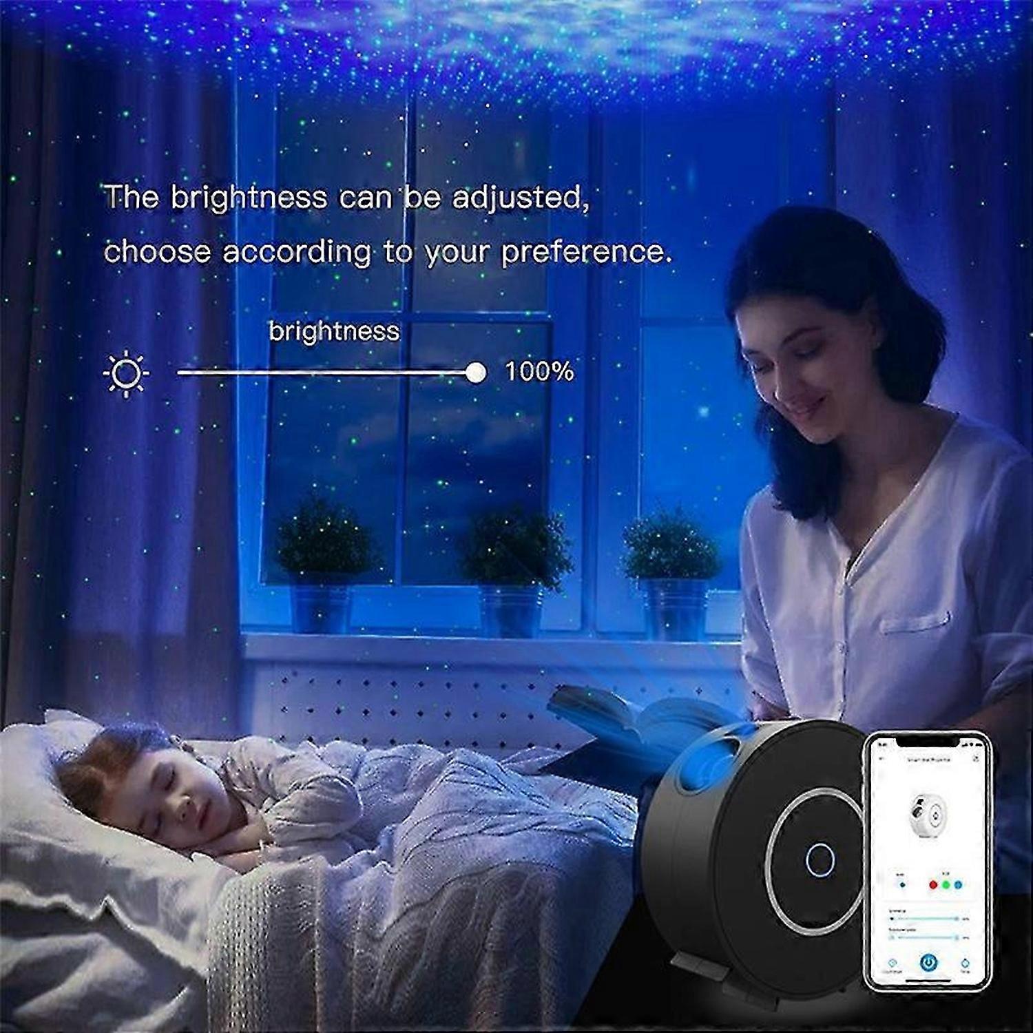 WiFi Tuya Projector Galaxy Nebula/Moving Starry Night Light Colorful Projector