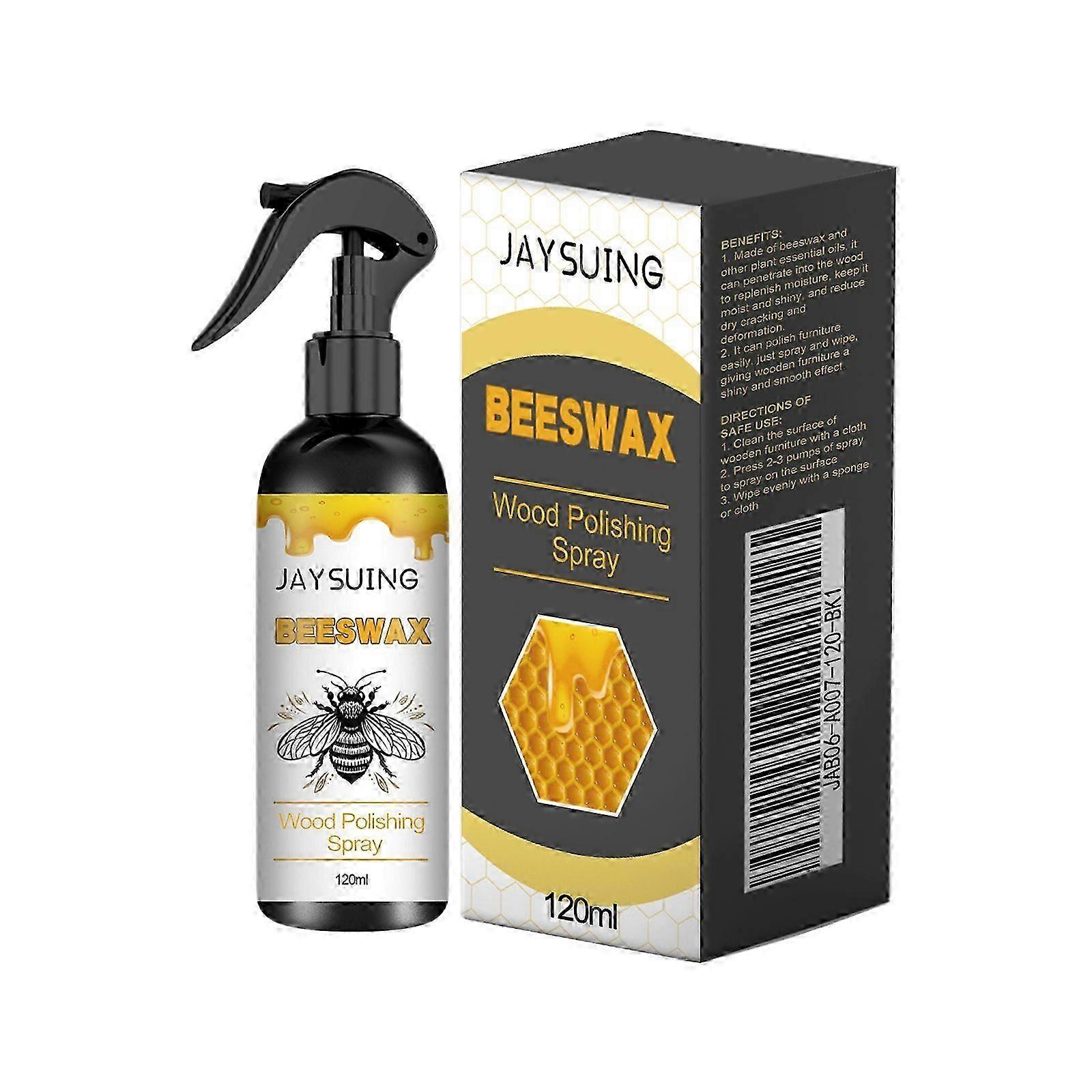 Beeswax Wood Polish Spray - Deep Nourishment, Waterproof, Mildew Scratch Protection, 120ml