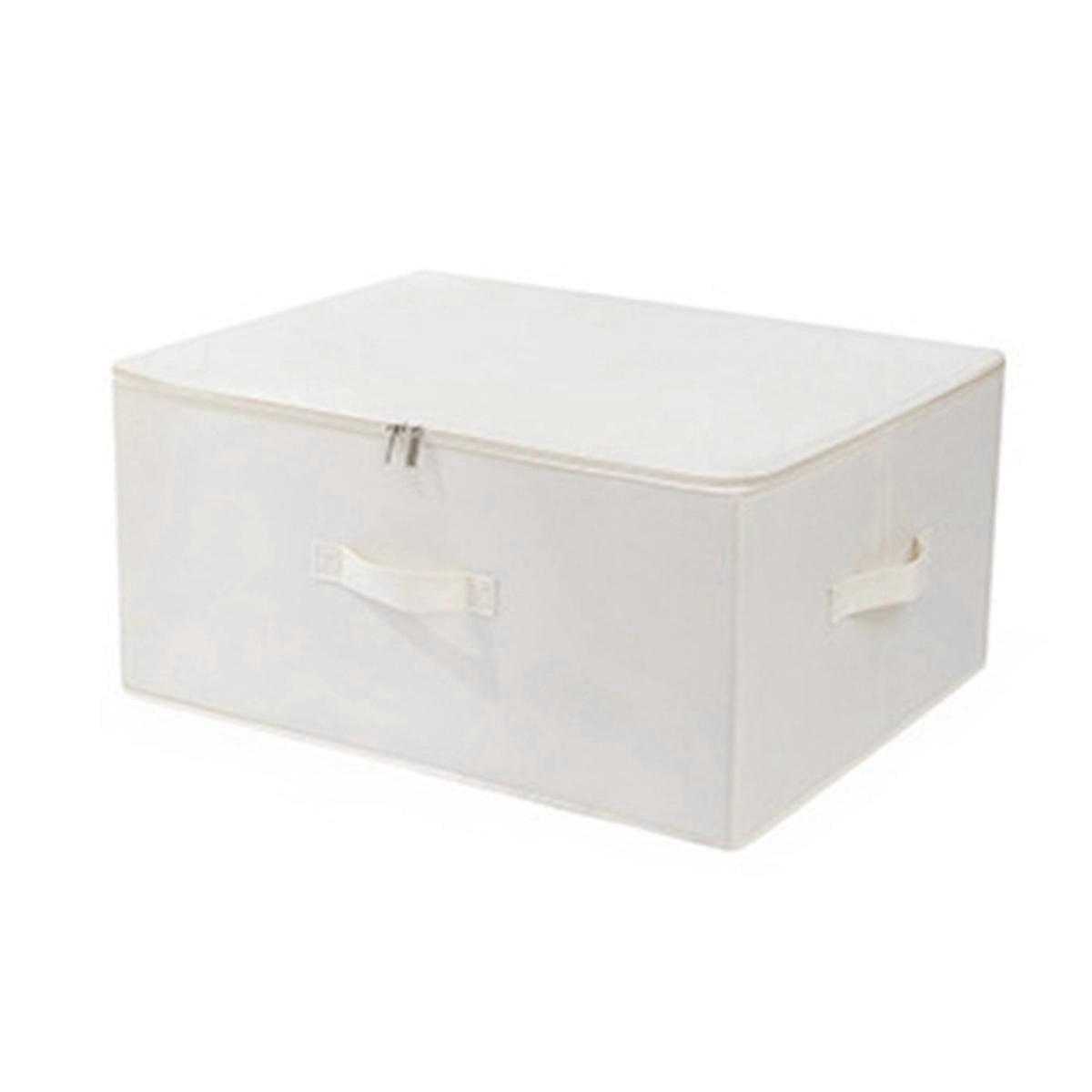 Ultra Space Saving Self Compression Organizer, Creamy white