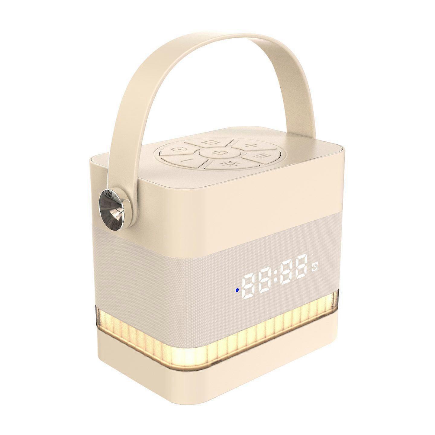 NEW Smart Light Wake-Up Speaker 3-in-1 White Noise Machine Sleep Device Bedroom Home Appliance Alarm Clock Bluetooth Box
