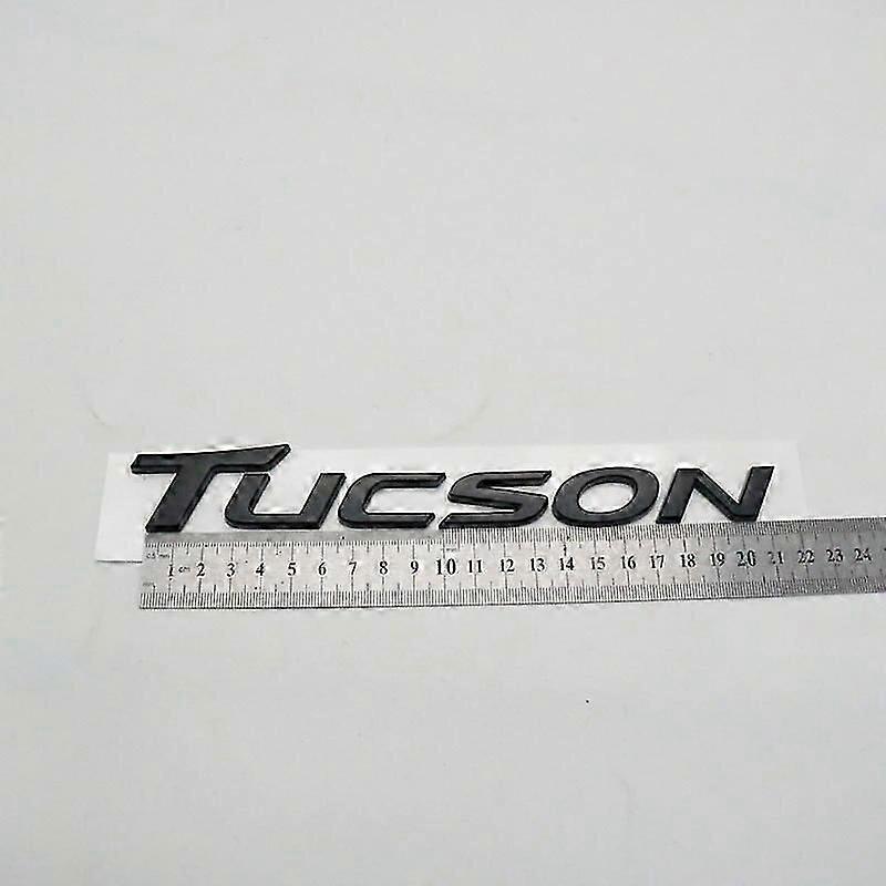 Fit For Tucson Rear Trunk Tailgate Emblem Badge Logo Nameplate Chrome Stickers