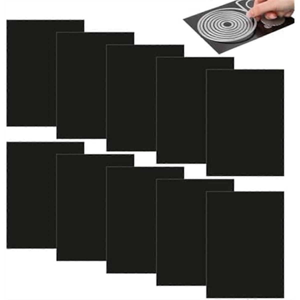 10Pcs Rubber Soft Magnet Sheets for Cutting Dies Storage Orangize, 0.3mm Thickness Magnetic Sheets f