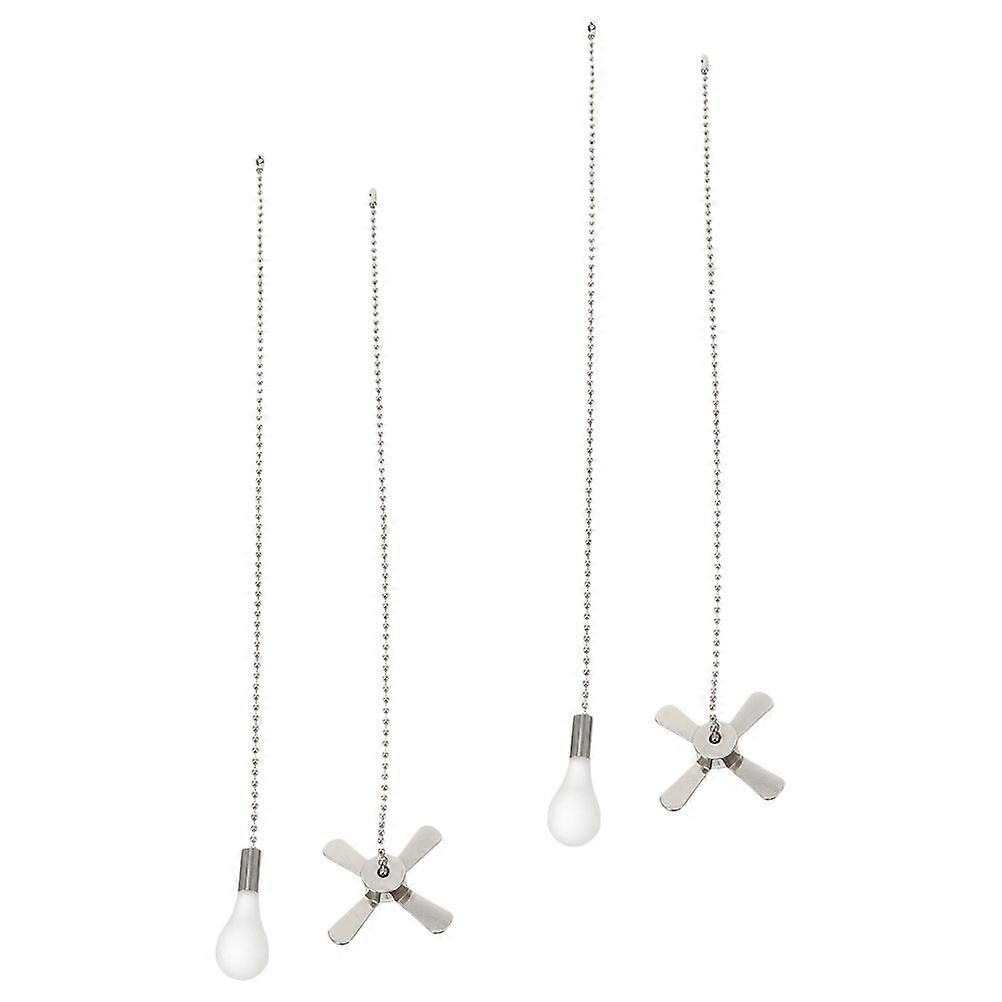 Ceiling Fan Pull Chain Extenders for 4Sets Stylish Lamp Accessories
