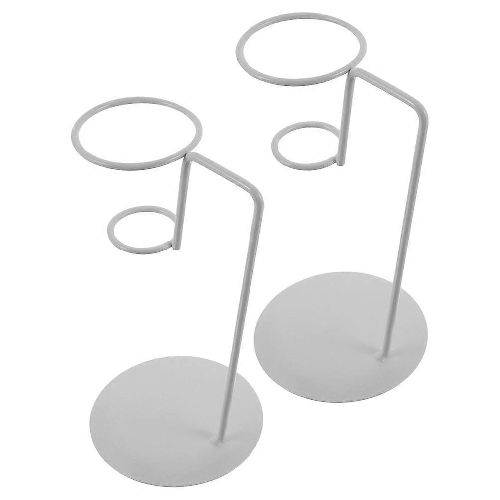 Conical Ice Cream Cone Holder Stand Metal Display For Food Display 2Pack